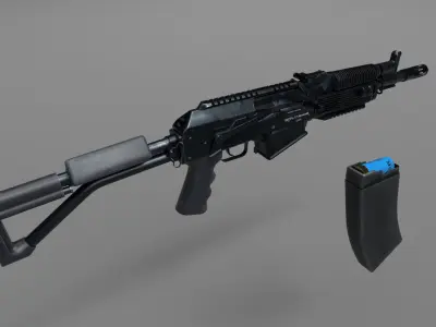 Molot VPO-205-03 Low-poly 3D model