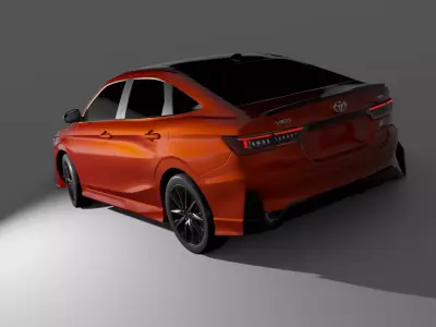 Toyota Vios HEV GR Sport  2025 3D model