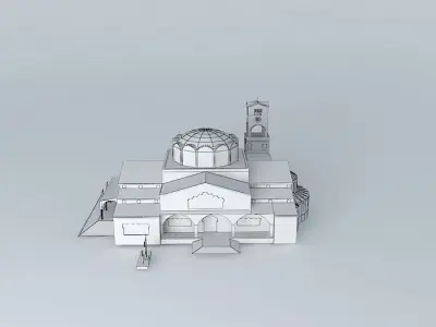 SAINT ATHANASIOS Free 3D model