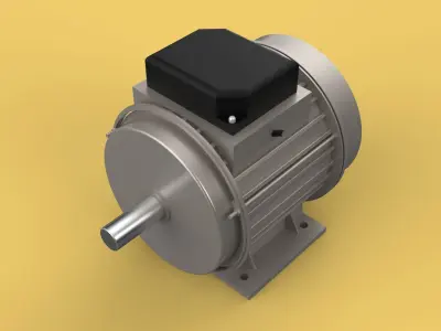 STANDART ELECTRIC MOTOR IEC  3D model