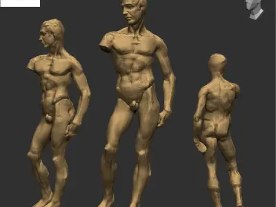 Free Man Sculpture Free 3D print model