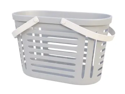Bathroom basket 07 3D model