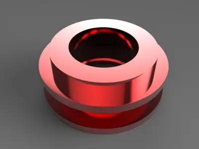 Motor Pulley  Free 3D model