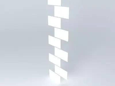 Industrial stack of blocks Free 3D model