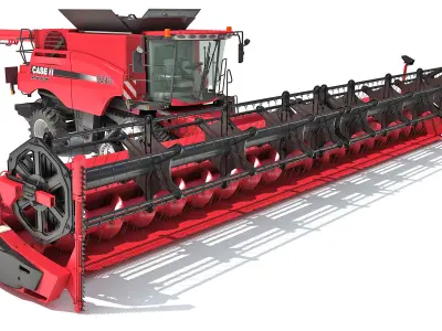 Tracked Combine Case 3D model