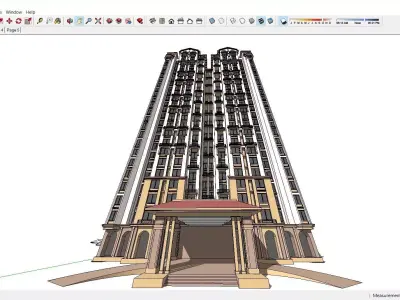 Sketchup Tower C6 3D model