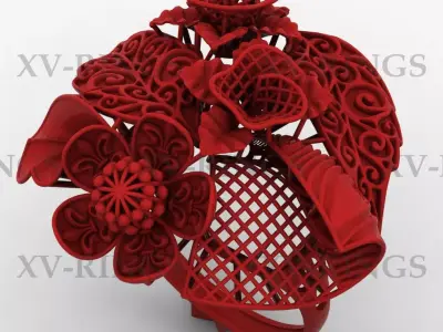NEW TURKISH RING XV-13 3D print model