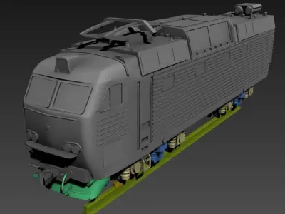 CHS7 locomotive 3D print model