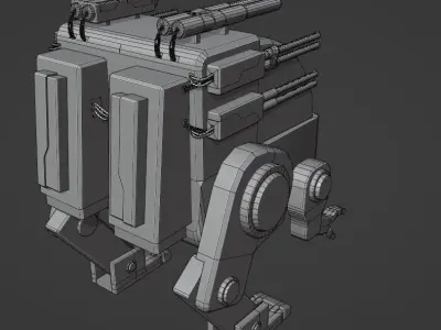 robot Free low-poly 3D model