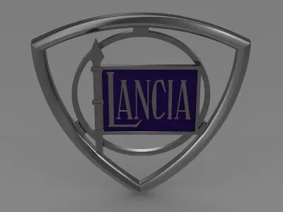 lancia logo 3D model from CGTrader