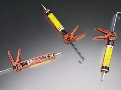 Caulking Gun 3D Model Low-poly 3D model