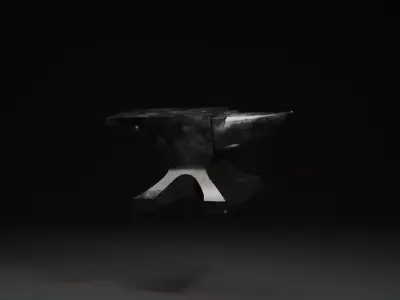Blacksmith Anvil Game Ready 3D Model PBR Textured  Low-poly 3D model