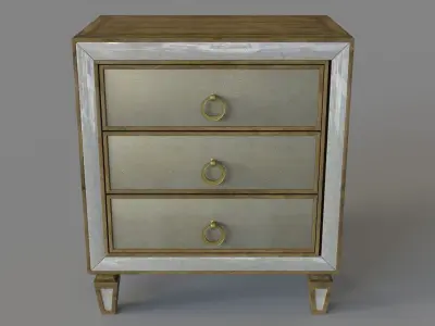Bedroom Sanctuary Nightstand 3D model