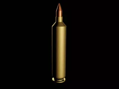 Bullet gold Free 3D model