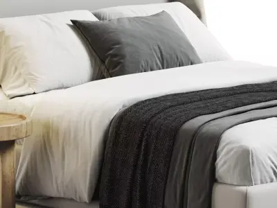 Chloe Bed 3D model