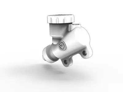 Brembo Billet Rear Brake Master Cylinder 3D model