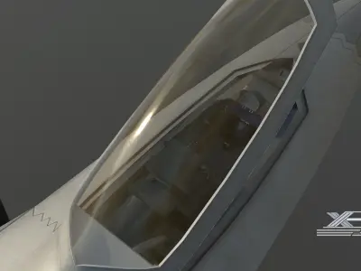 J20 fighter 3D model