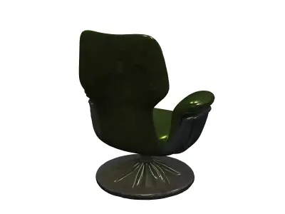 retro scifi chair 3D model