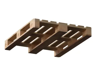 Wooden pallet pallet europallet europallet 3D model