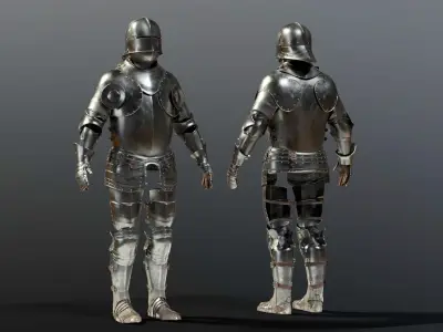 SOLDIER Medieval Armor 3D model