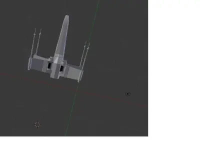 StarWars X wing 3D model