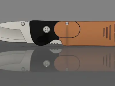 Survival Knife 3D model
