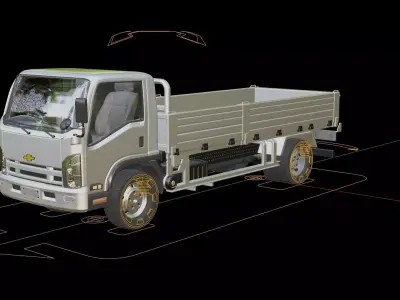 Chevrolet NQR Pickup Truck 3D model