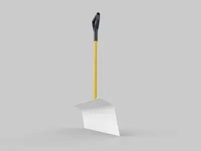 Snow Shovel 01 Low-poly 3D model