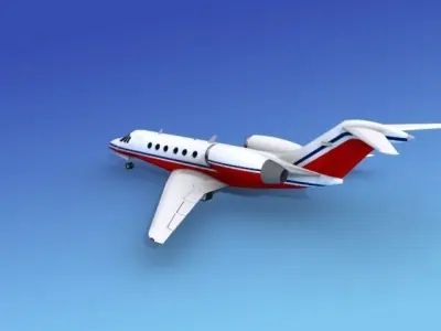 Cessna Citation X V11 3D model