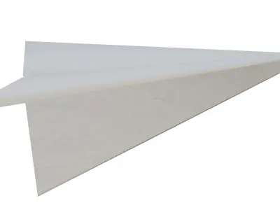 The Paper Plane 3D model