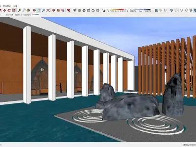 Sketchup Hotel K9 3D model