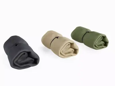 Rolled-Up Cloth Low-poly 3D model