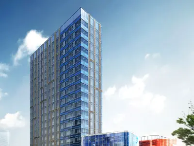 3Dmax fashion city commercial square building 39 3D model