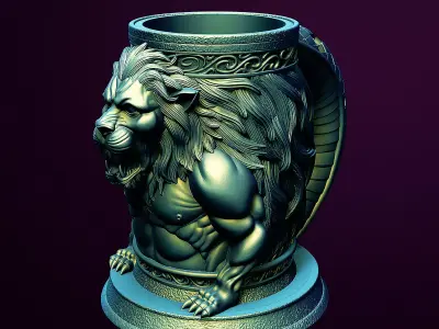 The Cursed Chimera Can Holder 3D Printable STL File 3D print model