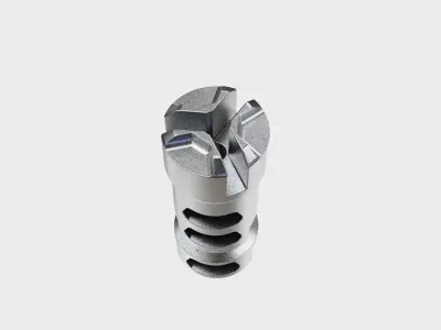muzzle brake hybrid 3D model