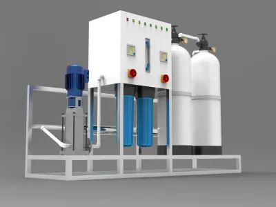 Reverse Osmosis Plant 3D model