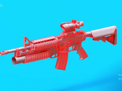 Colt M4A1 Rifle 3D model