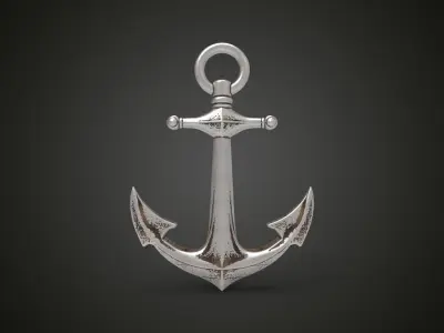 Anchor 3D print model from CGTrader