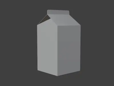 Pepperidge Farm Goldfish Crackers Box Low-poly 3D model