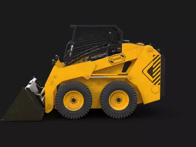 Modern Skid Steer Loader 3D model