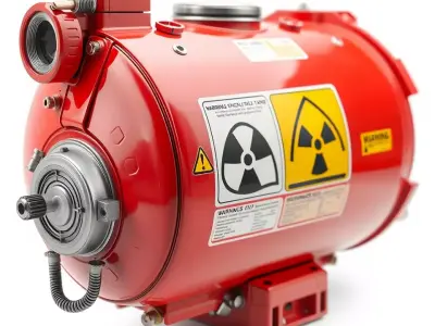 Nuclear Warning Barrel model pack Low-poly 3D model
