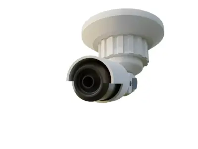 CCTV camera Free low-poly 3D model