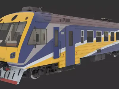 ER2T 7117 EMU Head Wagon 3D model