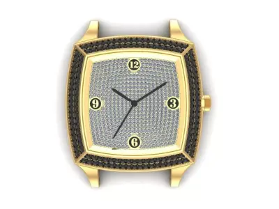 Diamond Wrist Watch  3D print model