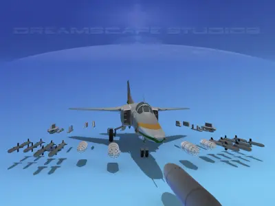 Mig-27 Flogger V18 India 3D model