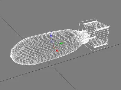 Bomb II WORLD WAR  3D model