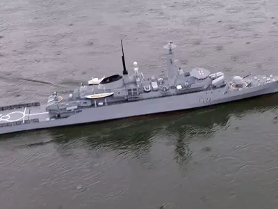 HMS Amazon Type 21 Frigate  radio controlled model 3D print model