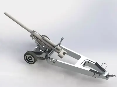 M102 Howitzer 3D model
