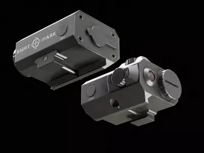 Sightmark LoPro Mini Green Laser Sight Low-poly 3D model