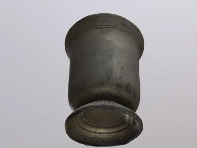 pewter goblet 3D model